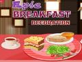 Epic Breakfast dekoráció az online játékhoz