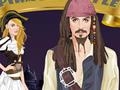 Pirates of the Caribbean: öltöztünk, mint Jack Sparrow kapitány és Elizabeth az online játékhoz