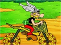 Asterix a motorkerékpárra az online játékhoz