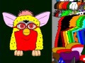 Dress színező Furby az online játékhoz